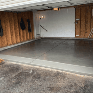 Standard Concrete Garage Floor